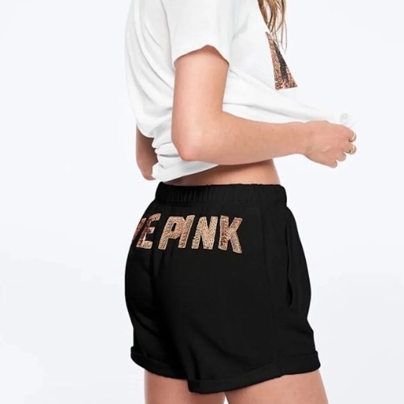 NWT Pink bling shorts xs - Picture 3 of 3